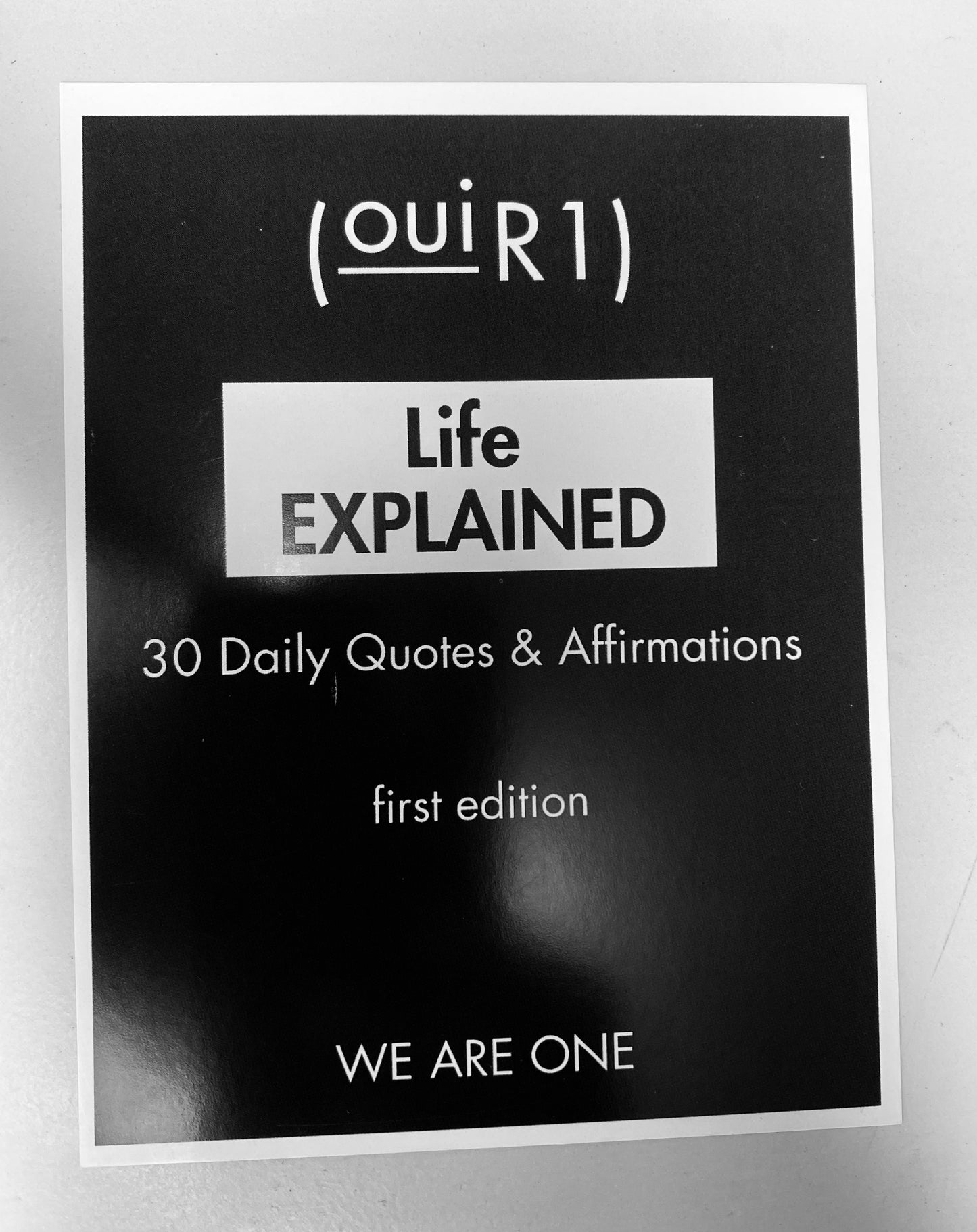 Life EXPLAINED Daily Quotes & Affirmations Cards