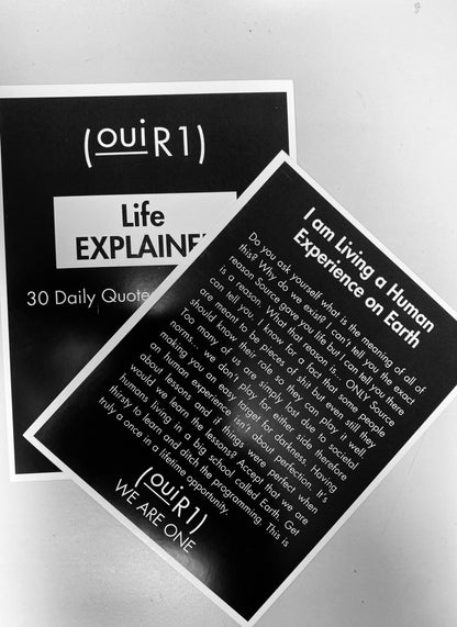 Life EXPLAINED Daily Quotes & Affirmations Cards