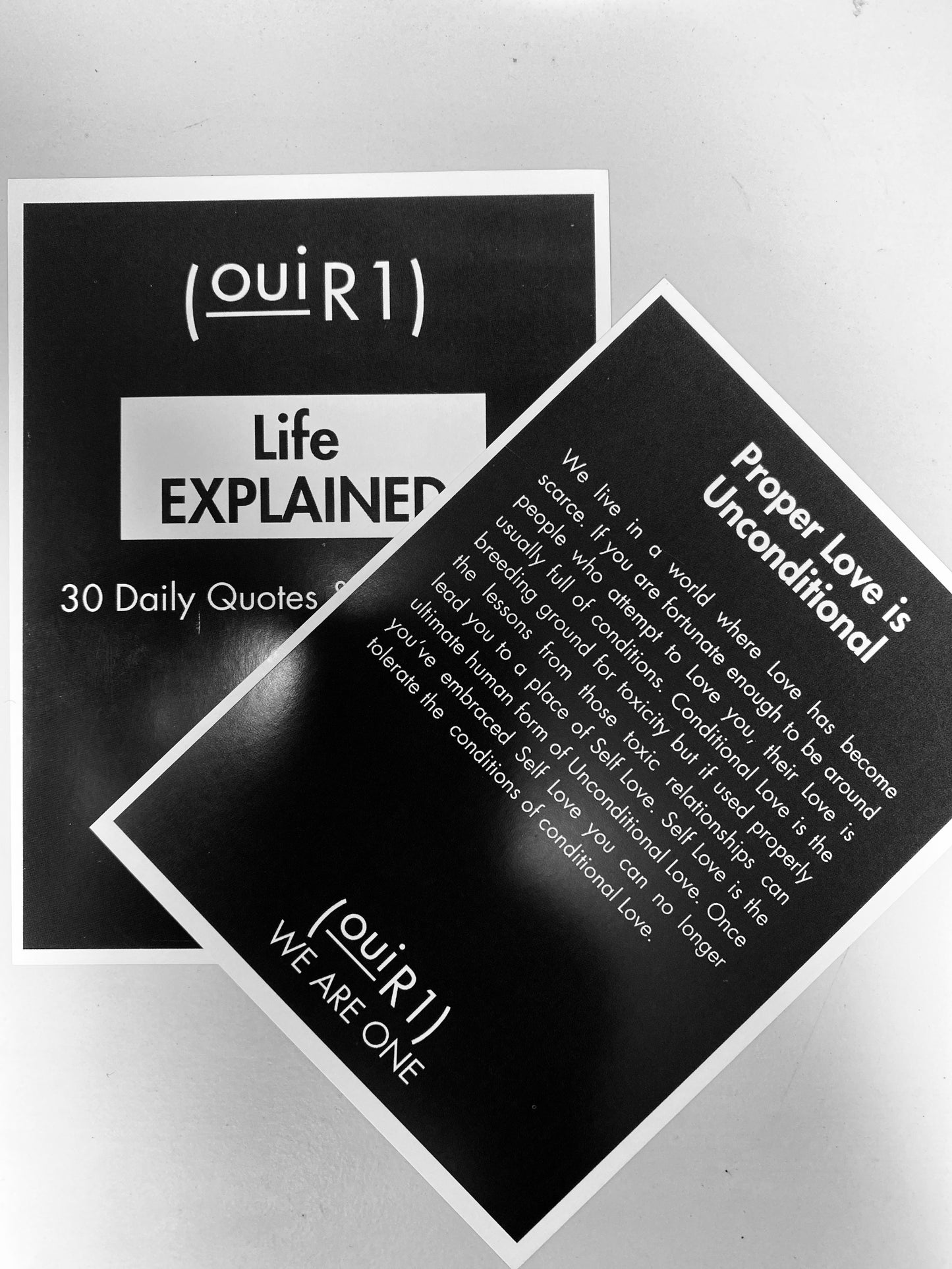 Life EXPLAINED Daily Quotes & Affirmations Cards