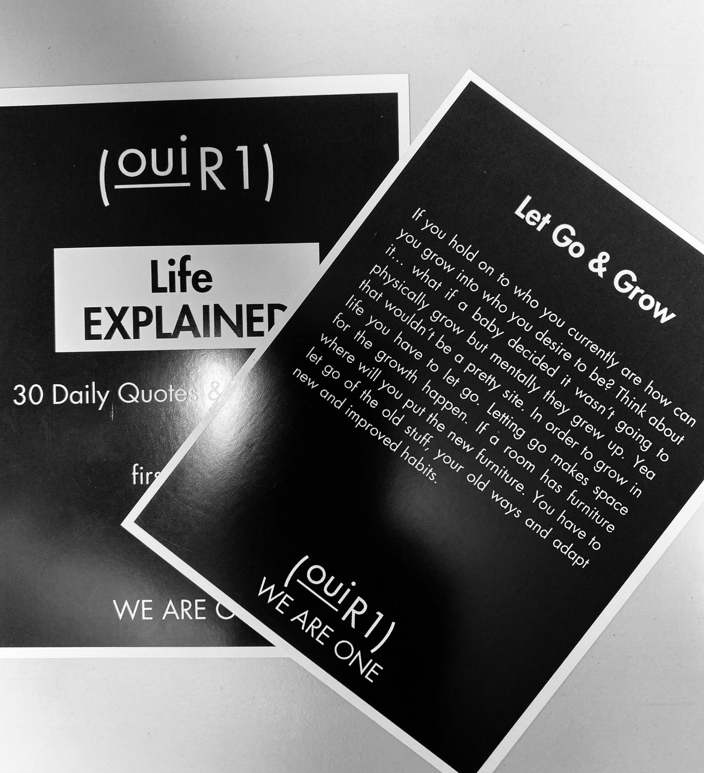 Life EXPLAINED Daily Quotes & Affirmations Cards